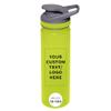 DISCOUNT PROMOS Personalized Sports Water Bottles 22 oz. Set of 10/50/100, Custom Bulk Pack - Reusable, Leak proof, With lids - Lime Green view 1