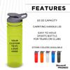 DISCOUNT PROMOS Personalized Sports Water Bottles 22 oz. Set of 10/50/100, Custom Bulk Pack - Reusable, Leak proof, With lids - Lime Green view 2