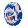 Icon Sports U.S. Soccer Ball Size 4, Licensed US Soccer Ball #4 (Royal Pink U.S.) view 2
