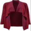 Cabi Cozy Up Two Tone Open Front Cardigan (as1, Alpha, x_s, Regular, Regular) Red Wine view 1