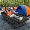ABORON 2PK XXL Camping Cot for Adults 900LBS - 78"32" Oversized Folding Bed with Mattress Pad, Heavy Duty 1200D Oxford Outdoor Cot with Carry Bag view 4