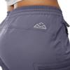 BASUDAM Women's Athletic Shorts Quick Dry Cargo Lightweight Zipper Pockets Summer Outdoor Hiking Running Grayish Purple S view 4