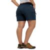 BASUDAM Women's Athletic Shorts Quick Dry Cargo Lightweight Zipper Pockets Summer Outdoor Hiking Running Navy S view 2