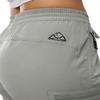 BASUDAM Women's Athletic Shorts Quick Dry Cargo Lightweight Zipper Pockets Summer Outdoor Hiking Running Light Grey M view 4