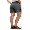 BASUDAM Women's Athletic Shorts Quick Dry Cargo Lightweight Zipper Pockets Summer Outdoor Hiking Running Dark Grey S view 2