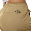 BASUDAM Women's Athletic Shorts Quick Dry Cargo Lightweight Zipper Pockets Summer Outdoor Hiking Running Khaki M view 4
