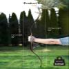 TOPARCHERY Takedown Wooden Recurve Bow for Adult & Youth Beginner, 52" Wooden Recurve Hunting Bow for Outdoor Training Practice Right Handed (25LB) view 4