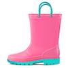 K KomForme Kids Girls & Boys Rain Boots with Easy-on Handles Waterproof Outdoors view 1