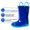 K KomForme Kids Girls & Boys Rain Boots with Easy-on Handles Waterproof Outdoors view 3