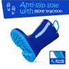 K KomForme Kids Girls & Boys Rain Boots with Easy-on Handles Waterproof Outdoors view 4