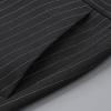 Maiyifu-GJ Men's Slim Striped Casual Tapered Pant Pinstripe Wrinkle Resistant Suit Pant Lightweight Business Dress Trousers (Black,30) view 4