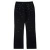 JEsilunmaMY Men's Washed Straight Leg Jeans Mid Waist Distressed Streetwear Denim Pants Casual Loose Boyfriend Jean Trousers (Black,Large) view 2