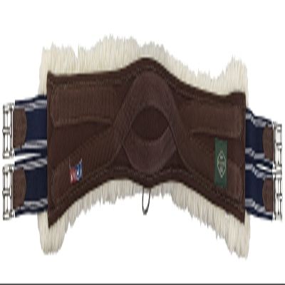 Henri de Rivel Pro Equicool Fleece Snap Girth- Havana- 42