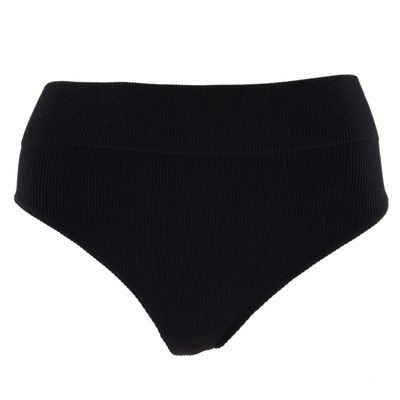 Seamless Bikini Bottom - Back Pack - Womens Panties (black) (as1, alpha, x_l, regular, regular)