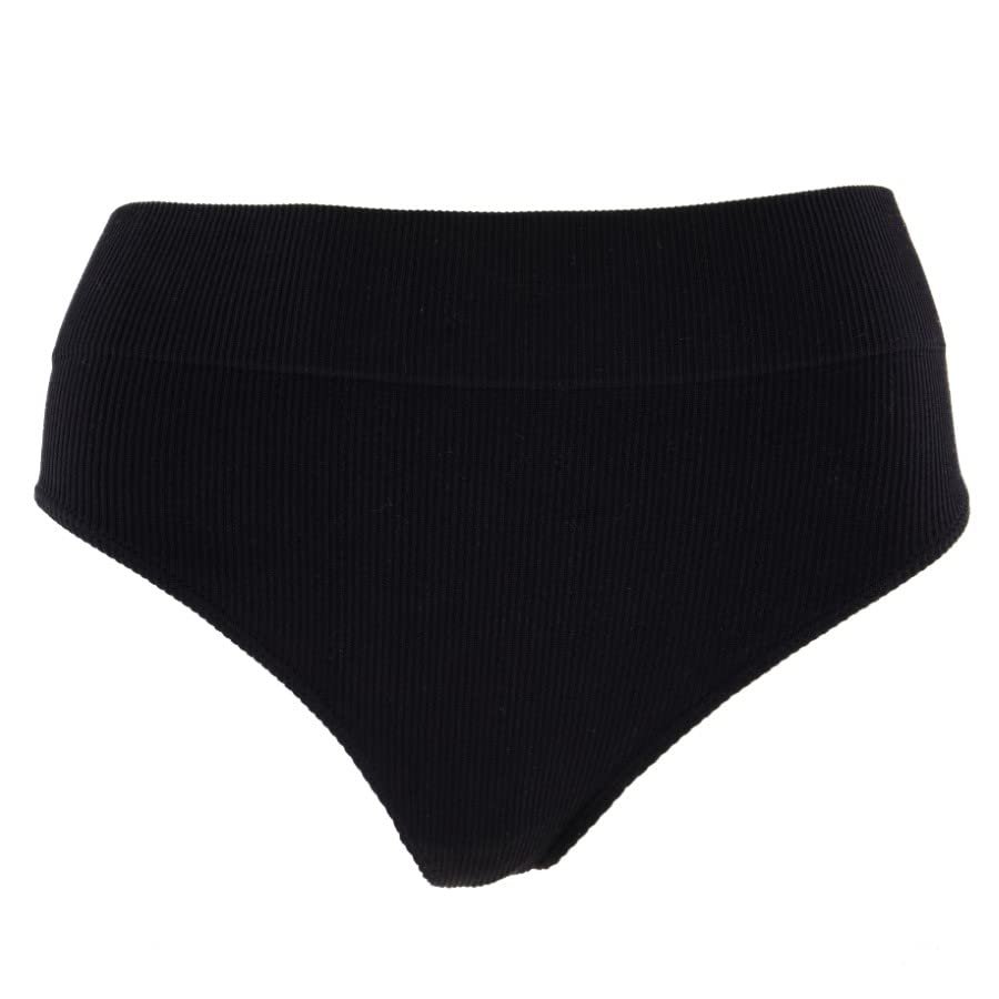 Seamless Bikini Bottom - Back Pack - Womens Panties (black) (as1, alpha, x_l, regular, regular)