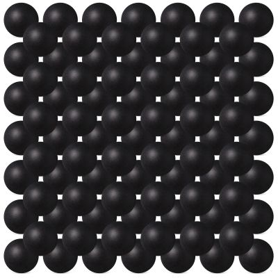 Hanaive 100 Pack Table Tennis Balls Multi Colored 40mm Plastic Balls Bulk Washable Small Game for Carnival Pool Games, Party Decoration Pet Toy(Black)