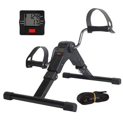 Spancare Pedal Exercise Machine Mini Fitness Cycle with Fixing Strap, Adjustable