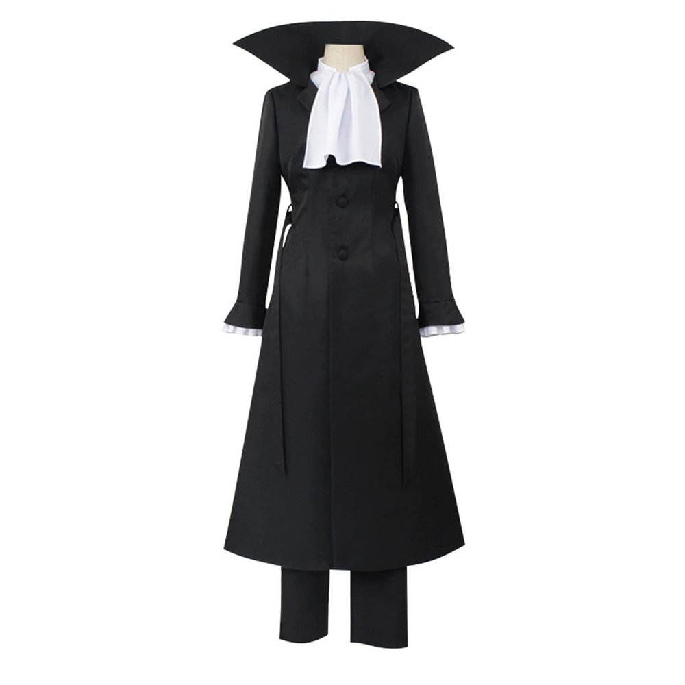 MIAOCOS Men Cosplay Costume Long Coat Trench Casual Overcoat for Comic Con Halloween Party Role Playing Show Outfit