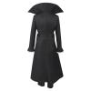 MIAOCOS Men Cosplay Costume Long Coat Trench Casual Overcoat for Comic Con Halloween Party Role Playing Show Outfit view 4