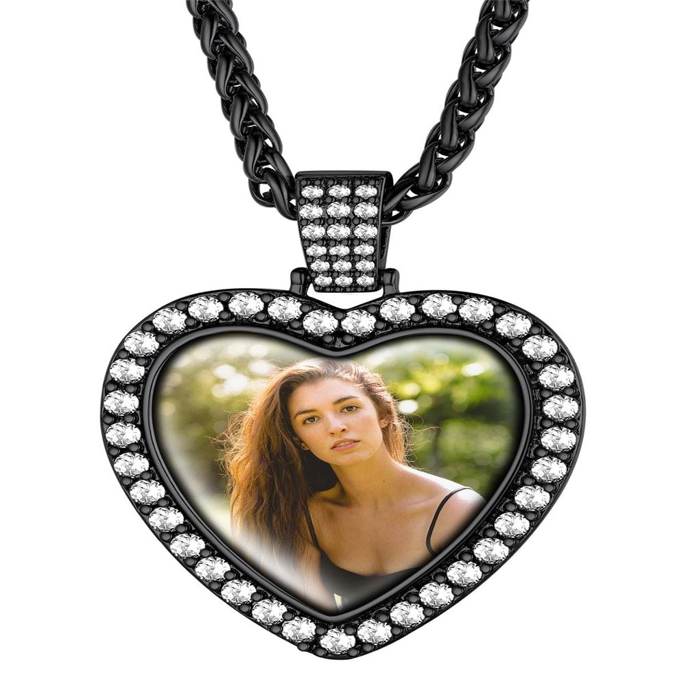 Supcare Photo Necklace Custom Jewelry Customized Memorial Necklace With Picture Customized Necklace Gifts for Women Girlfriend Wife Daughter Mom