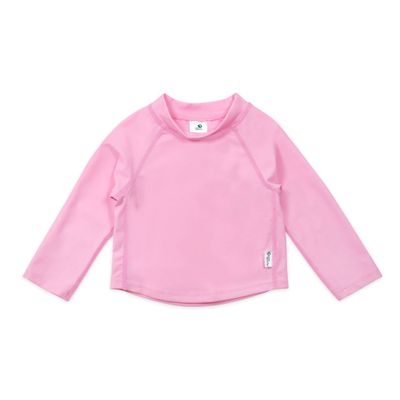 i play. by Green Sprouts Quick-Dry, UPF 50+ Rashguard, 12 mo, Light Pink - Solid, STANDARD 100 by OEKO-TEX Certified, No AZO Dyes