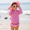 i play. by Green Sprouts Quick-Dry, UPF 50+ Rashguard, 12 mo, Light Pink - Solid, STANDARD 100 by OEKO-TEX Certified, No AZO Dyes view 2