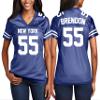 Custom Replica Football Jerseys for Women Front-Back and Shoulder Add Your Team Name Number Jersey True Royal view 2