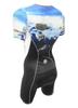 De Soto Sport Women's Forza Hybrid Short Sleeve Trisuit - (Lava Rock Ying Yang, Size Large) view 3