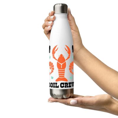 Boil Crew Crawfish Water Bottle