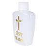 Needzo Empty Holy Water Bottle Set With Gold Tone Cross and Lids, Catholic Blessed Travel Containers, Religious HolyWater Not Included, 3 Pack view 3