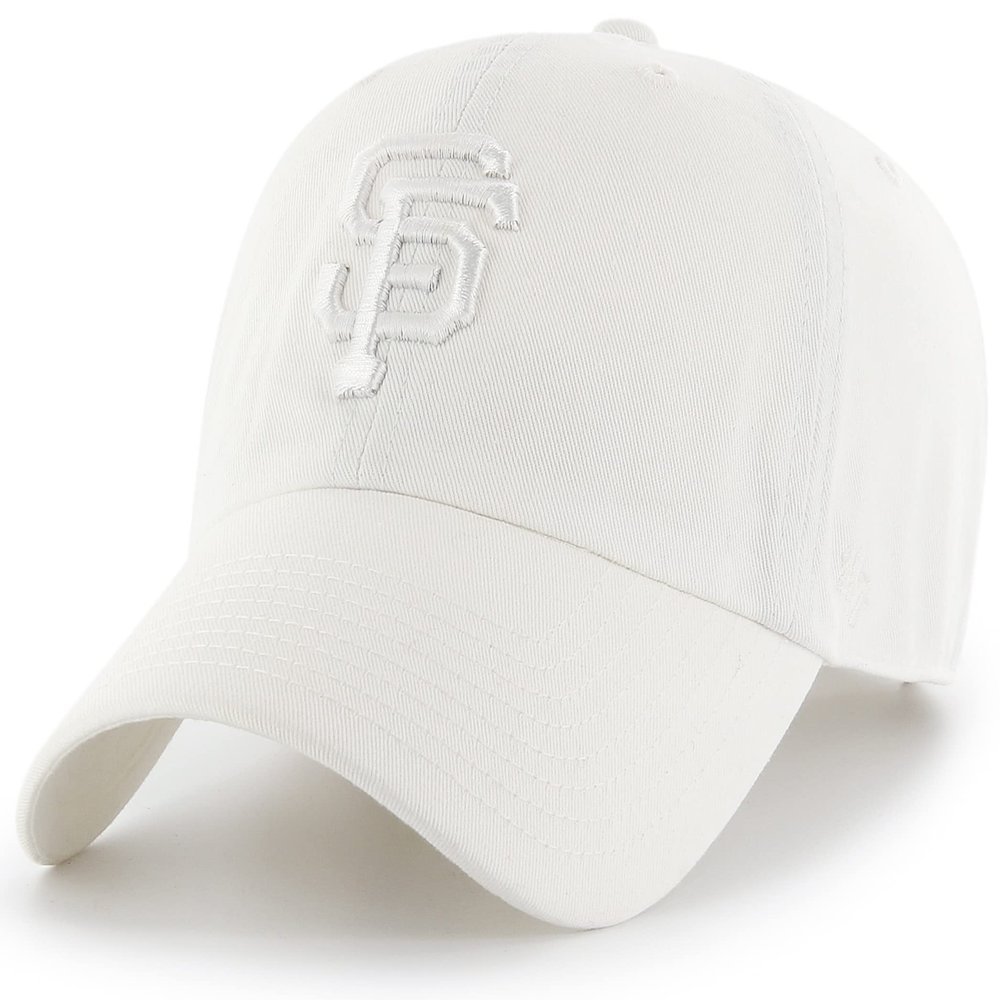 '47 New York Yankees Adjustable Cap Clean Up MLB, San Francisco Giants White/White, One Size