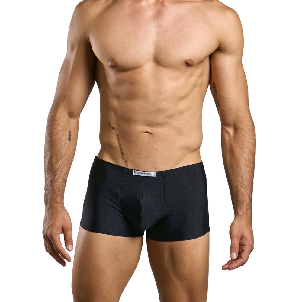 MALEBASICS JUSTIN + SIMON Classic Boxer Black XL