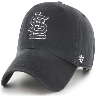 '47 St. Louis Cardinals Adjustable Cap Clean Up MLB, Black, One Size