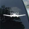 A10 Thunderbolt Plane Warthog Vinyl Sticker Decal (8", White) view 1