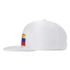 American Venezuela Combined Flag Baseball Cap for Men Women Adjustable Trucker Hats Vintage Washed Dad hat Gifts White view 4