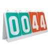 GOGO 4-Digital PVC Score Keeper Tabletop Scoreboard Portable for Match (Green VS Red Card) view 1
