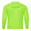 Willit Men's Sun Shirts UPF 50+ Rash Guard Long Sleeve Sun Protection Hoodie SPF UV Fishing Lightweight Athletic Running Fluorescent Green L view 3