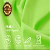 Willit Men's Sun Shirts UPF 50+ Rash Guard Long Sleeve Sun Protection Hoodie SPF UV Fishing Lightweight Athletic Running Fluorescent Green L view 4