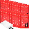 Macarrie 20 Pack 39 x 39 Fire Blanket Emergency for Home and Kitchen Safety Suppression Blanket Fiberglass Fireproof Survival for Fireplace Car Office Camping (Red) view 1