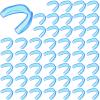 Kathfly 50 Pcs Football Mouth Guards Bulk Sports Mouth Pieces Protection Silicone Athletic Braces Football Accessories Teeth Armor Adult Teenager Teeth Armor for Boxing Basketball Hockey(Blue) view 1