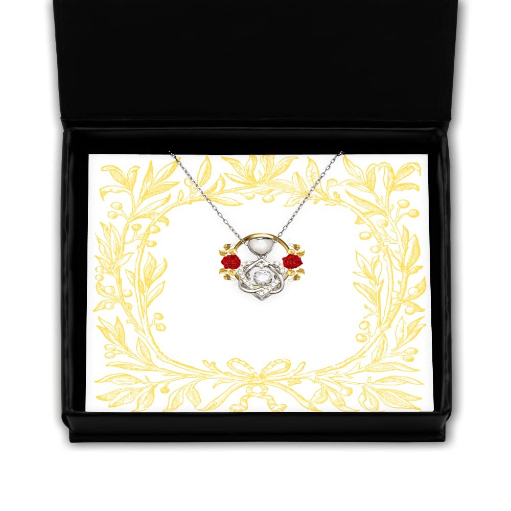 Regalo de San Valentine - para mi Novia, no me impora que pasen las horas, siemprre Quiero Estar a tu lado - Collar de Silver del Corazon