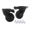 HOHXFYP 1 Pair Suitcase Casters,Easy to Install Good Performance Silence Luggage Casters,PP PET Easy to Install Luggage Swivel Casters view 1