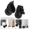 HOHXFYP 1 Pair Suitcase Casters,Easy to Install Good Performance Silence Luggage Casters,PP PET Easy to Install Luggage Swivel Casters view 2