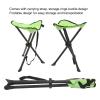 Alomejor Folding Tripod Stool 200KG Load Bearing Anti Slip Good Stability Portable Foldable Chair for Outdoor Fishing Camping Picnics (Green) view 4