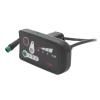 Alomejor Electric Display Control Panel, LED Power Display Panel Meter with 5P Male Plug for 22.2mm Handlebars (48V) view 4