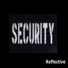 2 Pack Reflective Security Patch US Flag with Hook Back for Service Harness Tactical Vest Collar Hook-Fastener Backing (B-Security) view 3