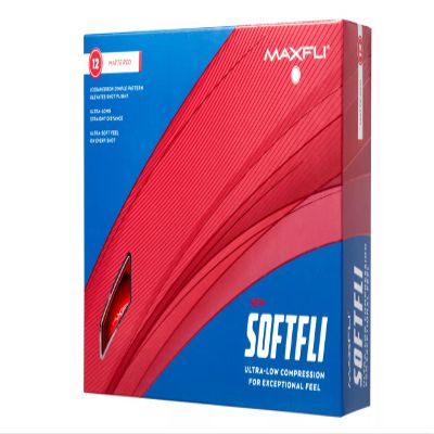 Maxfli 2023 Softfli Matte Golf Balls- 12 Pack (Red)