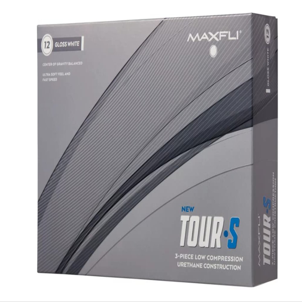 Maxfli 2023 Tour S Golf Balls-12 Pack White (1)