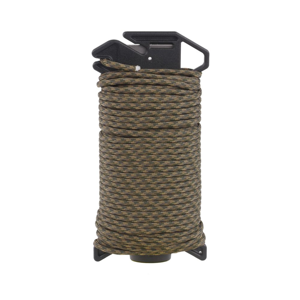 Atwood Rope MFG Ready Rope 550 Paracord 100 Feet 7-String Core Nylon Parachute Cord Outside Survival Gear Made in USA | Lanyards, Bracelets, Handle Wraps, Keychain (Ground War)