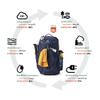 Gregory Miko 15L Unisex Day Hiking Backpack, Ventilated Backpanel, Built-In Hydration Attachment for Water Bladder (Reservoir Not Included), One Size Fits All, Sumac Red view 2
